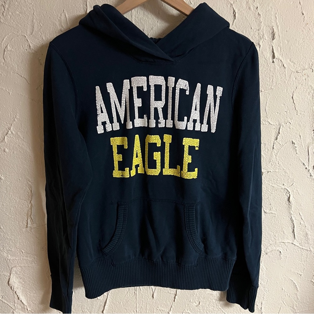 American Eagle Outfitters Dark Blue Hoodie